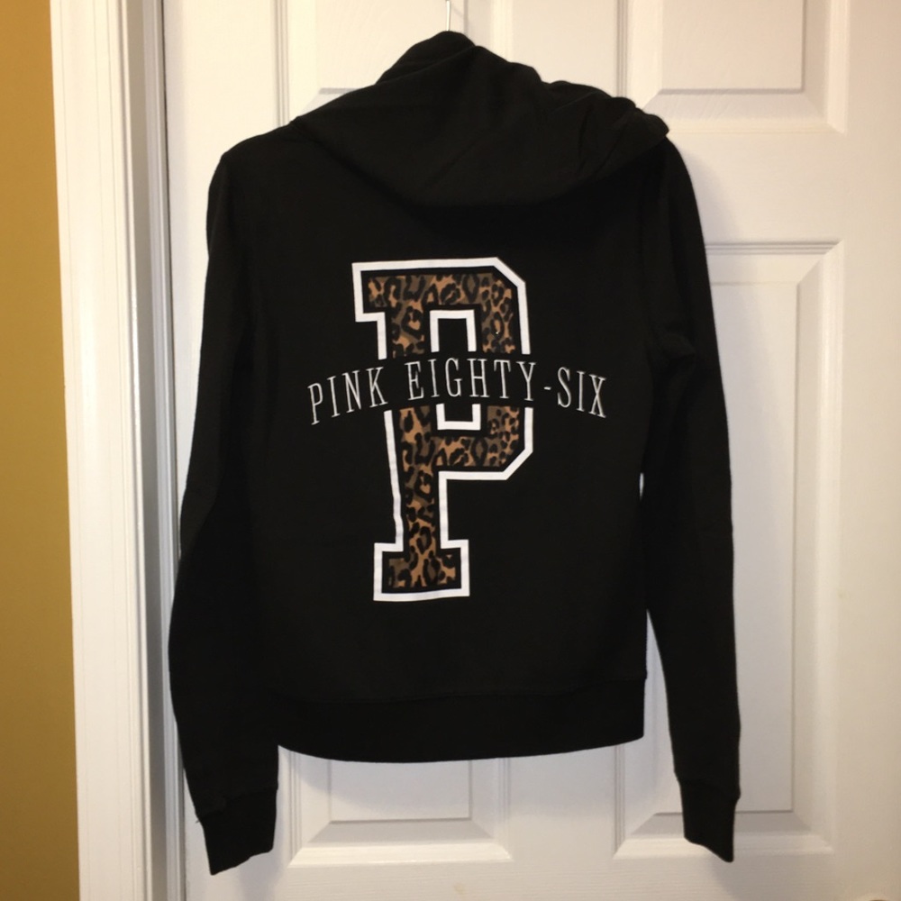 Victoria’s Secret Pink Zip Up Hooded Sweatshirt